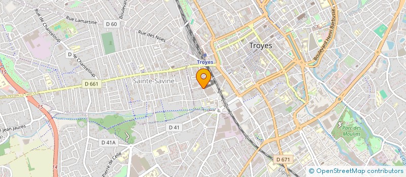 localisation de l'entreprise MONSIEUR STEPHANE PRAT à TROYES