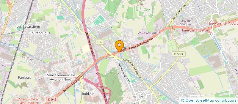 localisation de l'entreprise MONSIEUR STEPHANE PRAUD  SORGUES