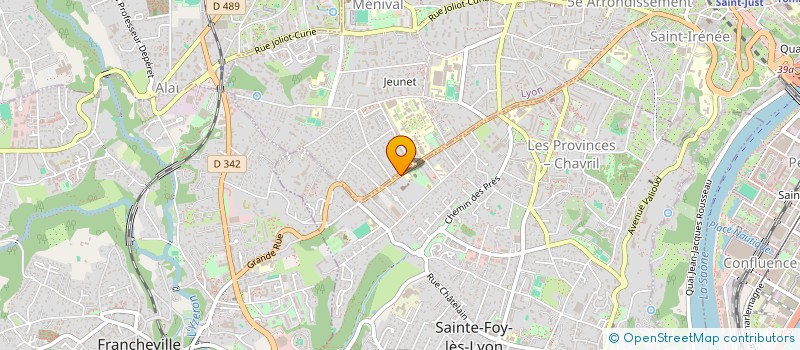 localisation de l'entreprise MONSIEUR STEPHANE PRESTOZ  SAINTE-FOY-LES-LYON