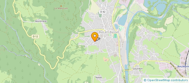 localisation de l'entreprise MONSIEUR STEPHANE PREYNAT  BAS-EN-BASSET