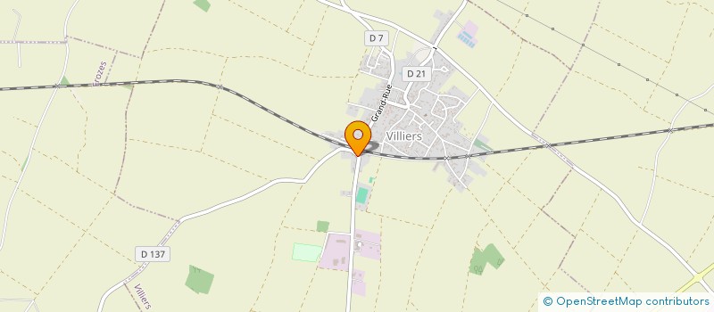 localisation de l'entreprise MONSIEUR STEPHANE PRIOUX  VILLIERS