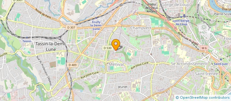 localisation de l'entreprise MONSIEUR STEPHANE PROUST  TASSIN-LA-DEMI-LUNE