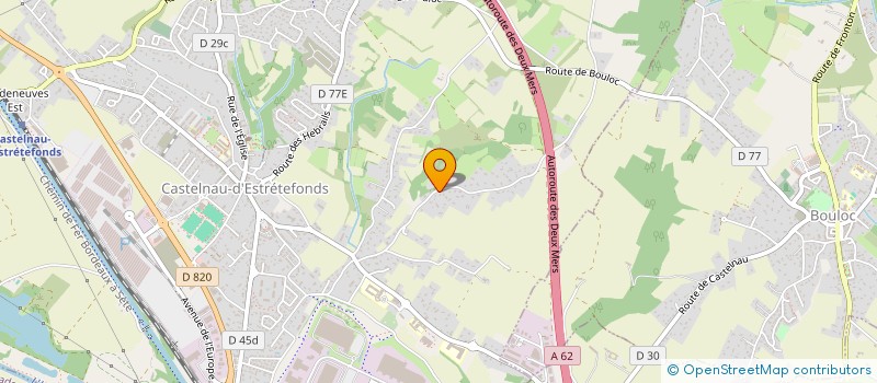 localisation de l'entreprise MONSIEUR STEPHANE PROUST  CASTELNAU-D'ESTRETEFONDS