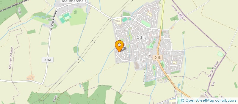 localisation de l'entreprise MONSIEUR STEPHANE PROVIN  OTHIS