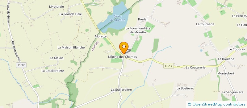 localisation de l'entreprise MONSIEUR STEPHANE PRUNIER  MANTILLY