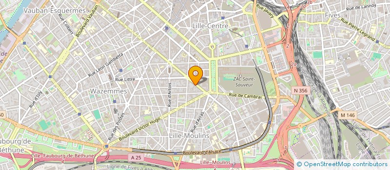 localisation de l'entreprise MONSIEUR STEPHANE PRUVOST à LILLE