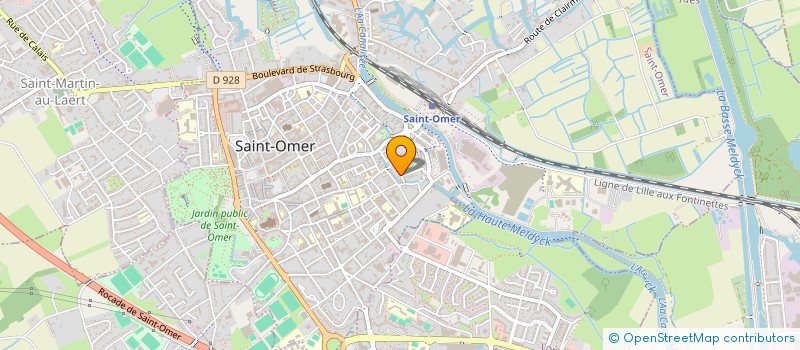 localisation de l'entreprise MONSIEUR STEPHANE PRUVOST  SAINT-OMER