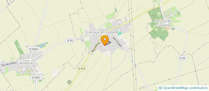 localisation de l'entreprise MONSIEUR STEPHANE PRUVOT à ARLEUX-EN-GOHELLE