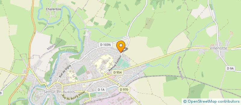 localisation de l'entreprise MONSIEUR STEPHANE PRUVOT  SEMUR-EN-AUXOIS