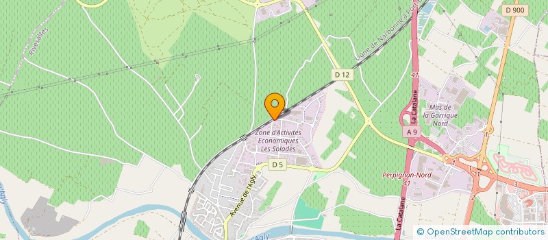 localisation de l'entreprise MONSIEUR STEPHANE PUJOL  RIVESALTES