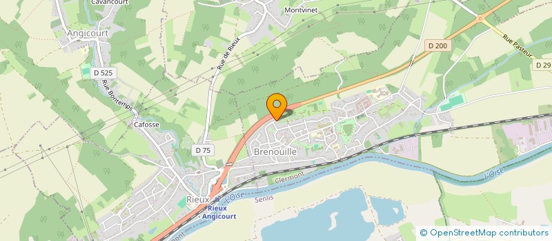 localisation de l'entreprise MONSIEUR STEPHANE PUJOL  BRENOUILLE