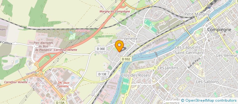 localisation de l'entreprise MONSIEUR STEPHANE QUENNEVAT  VENETTE