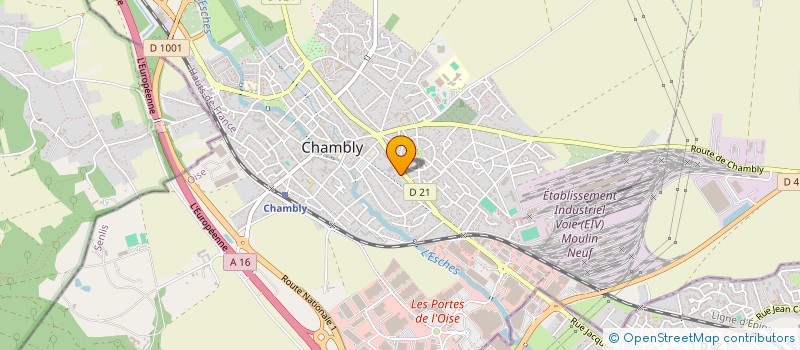 localisation de l'entreprise MONSIEUR STEPHANE QUENTIN  CHAMBLY