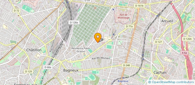 localisation de l'entreprise MONSIEUR STEPHANE QUERE à BAGNEUX