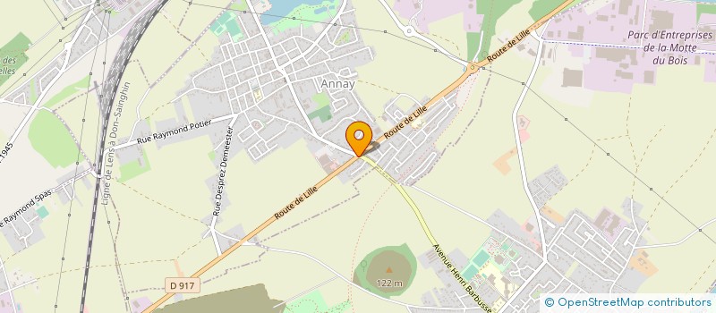 localisation de l'entreprise MONSIEUR STEPHANE QUERE  AUCHY-LES-MINES