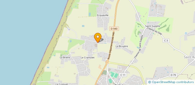 localisation de l'entreprise MONSIEUR STEPHANE QUERON  OCTEVILLE-SUR-MER