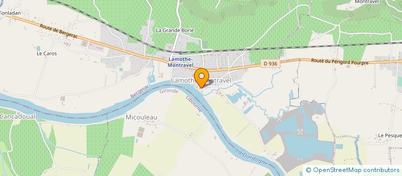 localisation de l'entreprise MONSIEUR STEPHANE QUEYREAU à LAMOTHE-MONTRAVEL