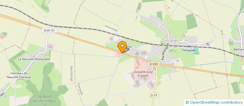 localisation de l'entreprise MONSIEUR STEPHANE QUILLIOT  TINCQUES