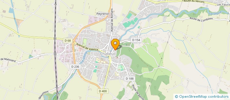 localisation de l'entreprise MONSIEUR STEPHANE RACHON à CHABEUIL