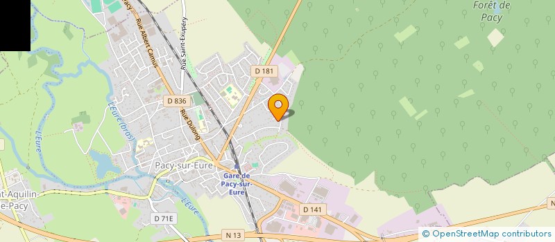 localisation de l'entreprise MONSIEUR STEPHANE RADENAC  PACY-SUR-EURE