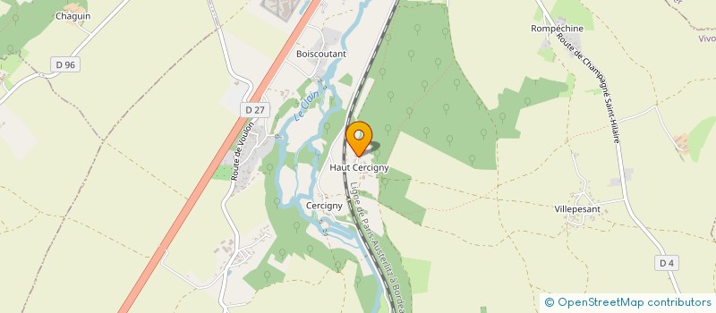 localisation de l'entreprise MONSIEUR STEPHANE RAGEAU  CHATEAU-LARCHER