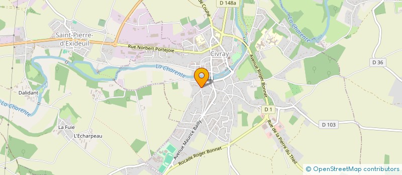 localisation de l'entreprise MONSIEUR STEPHANE RAGOONATHSING  CIVRAY