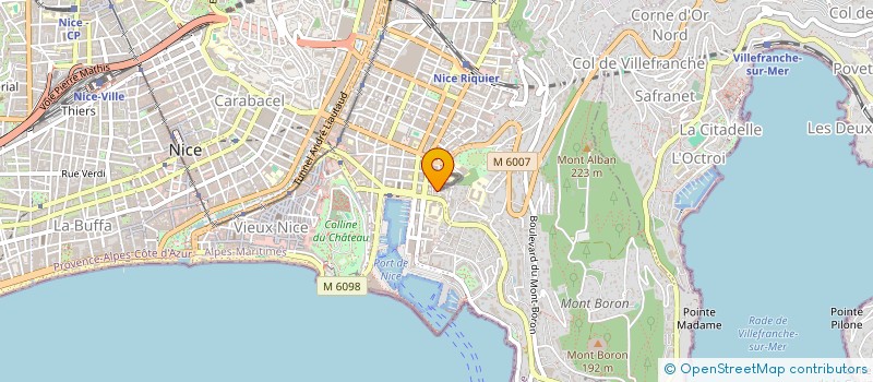 localisation de l'entreprise MONSIEUR STEPHANE RAGUIN  NICE