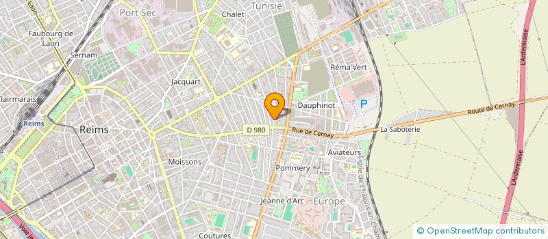 localisation de l'entreprise MONSIEUR STEPHANE RAILLARD  REIMS
