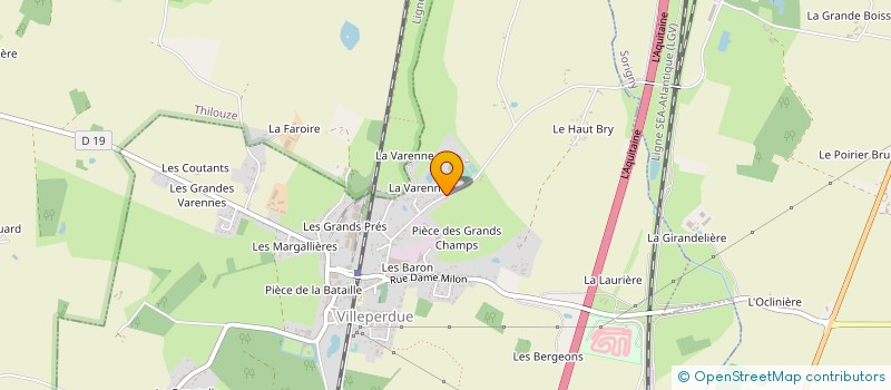 localisation de l'entreprise MONSIEUR STEPHANE RAISIN  VILLEPERDUE