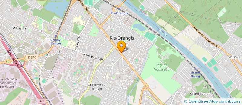 localisation de l'entreprise MONSIEUR STEPHANE RAKOTOSEHENO à RIS-ORANGIS