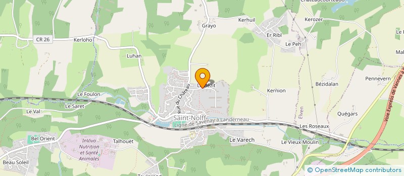 localisation de l'entreprise MONSIEUR STEPHANE RALITE  SAINT-NOLFF