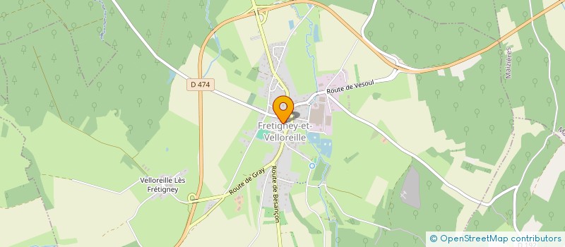 localisation de l'entreprise MONSIEUR STEPHANE RAMONDENC  FRETIGNEY-ET-VELLOREILLE