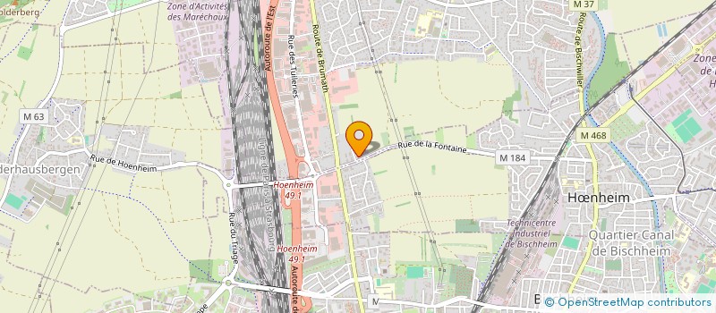 localisation de l'entreprise MONSIEUR STEPHANE RAMPONI  SOUFFELWEYERSHEIM