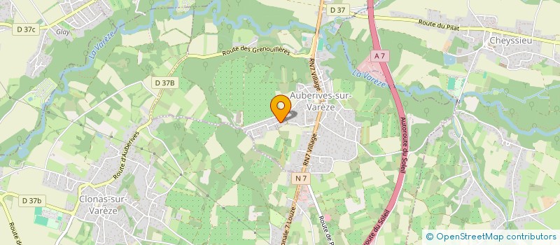 localisation de l'entreprise MONSIEUR STEPHANE RANCHIN  AUBERIVES-SUR-VAREZE