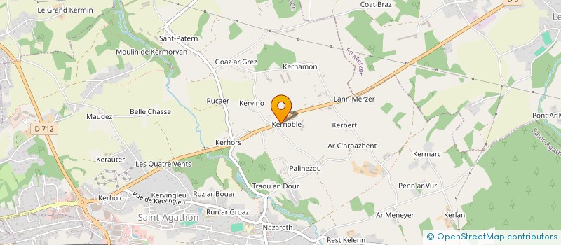 localisation de l'entreprise MONSIEUR STEPHANE RAQUINARD  SAINT-AGATHON