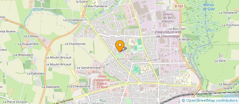 localisation de l'entreprise MONSIEUR STEPHANE RATELET  ANCENIS-SAINT-GEREON