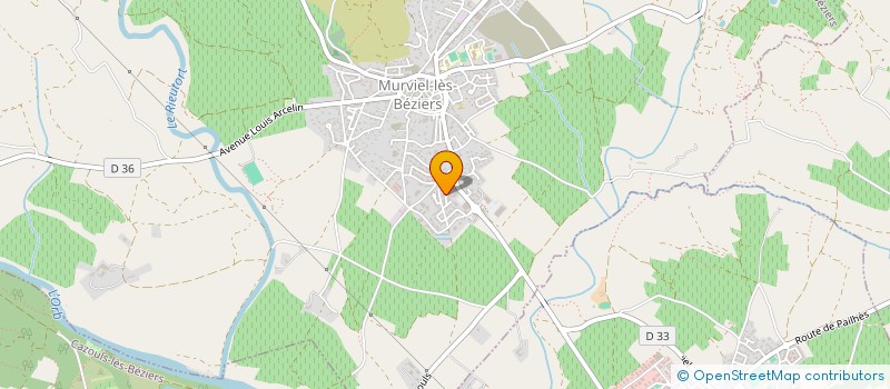 localisation de l'entreprise MONSIEUR STEPHANE RATIE  MURVIEL-LES-BEZIERS