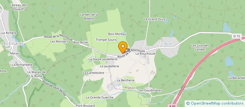 localisation de l'entreprise MONSIEUR STEPHANE RATOUIT  LANGEAIS