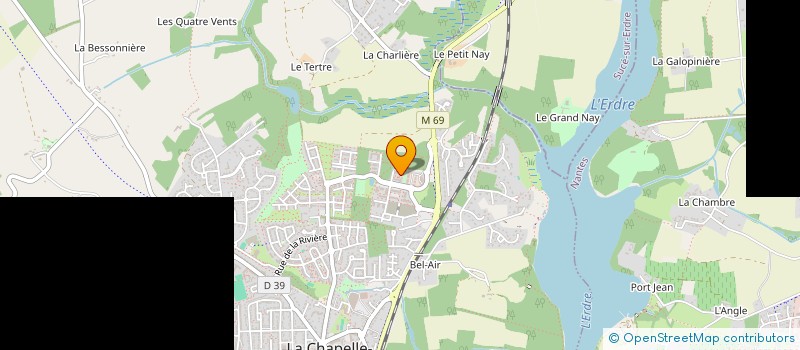 localisation de l'entreprise MONSIEUR STEPHANE RAUD à LA CHAPELLE-SUR-ERDRE