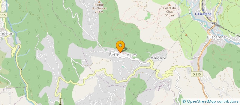 localisation de l'entreprise MONSIEUR STEPHANE RAUSSIN  BERRE-LES-ALPES