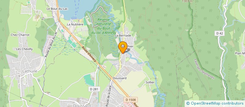 localisation de l'entreprise MONSIEUR STEPHANE RAVELLI  DOUSSARD