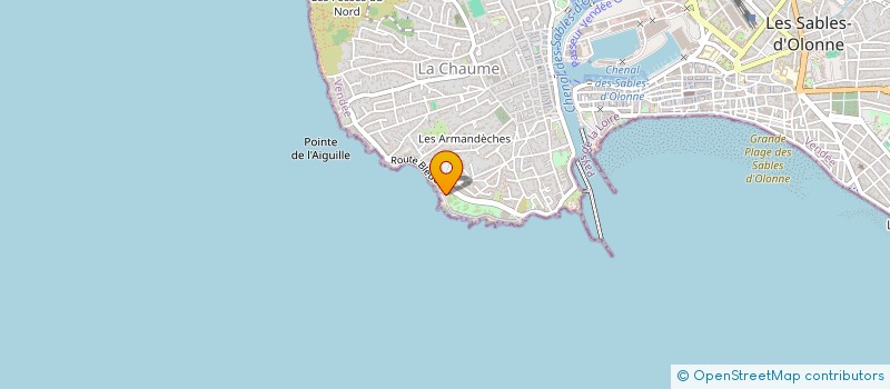 localisation de l'entreprise MONSIEUR STEPHANE RAVON  LES SABLES D'OLONNE