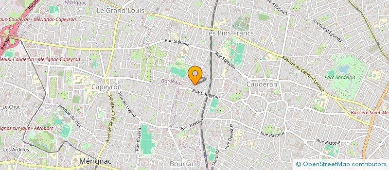 localisation de l'entreprise MONSIEUR STEPHANE REBERAT  BORDEAUX