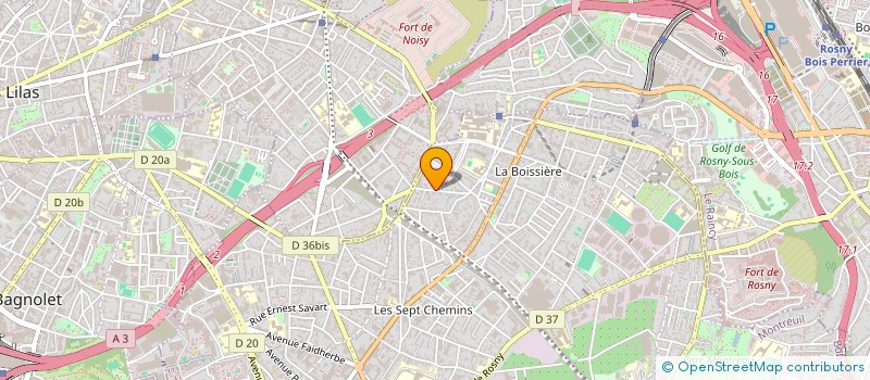 localisation de l'entreprise MONSIEUR STEPHANE REGIS à MONTREUIL