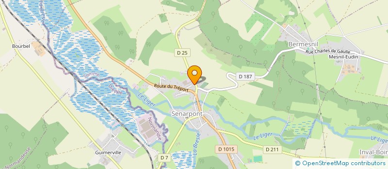 localisation de l'entreprise MONSIEUR STEPHANE REGNIER  SENARPONT