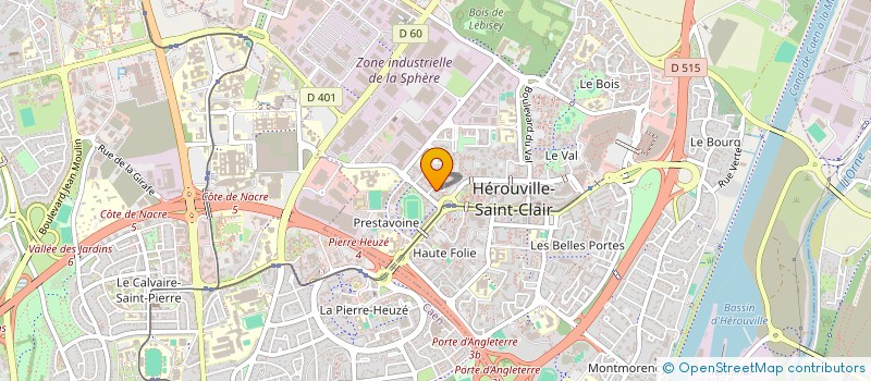 localisation de l'entreprise MONSIEUR STEPHANE REIST  HEROUVILLE-SAINT-CLAIR