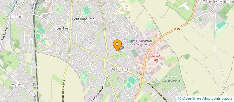 localisation de l'entreprise MONSIEUR STEPHANE REMY  BEAURAINS