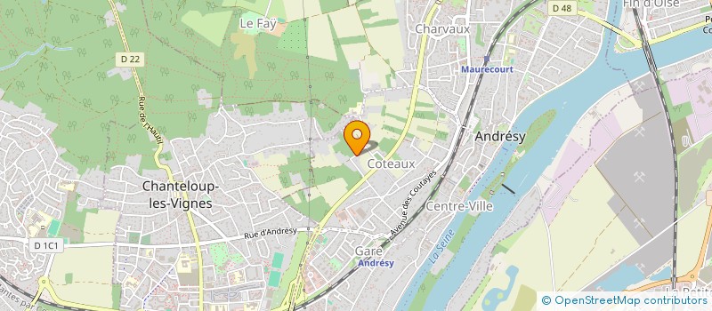 localisation de l'entreprise MONSIEUR STEPHANE RENARD  ANDRESY