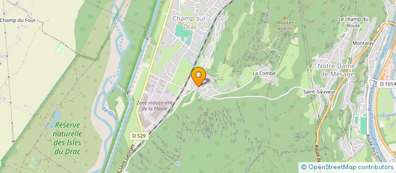 localisation de l'entreprise MONSIEUR STEPHANE RENARD à CHAMP-SUR-DRAC