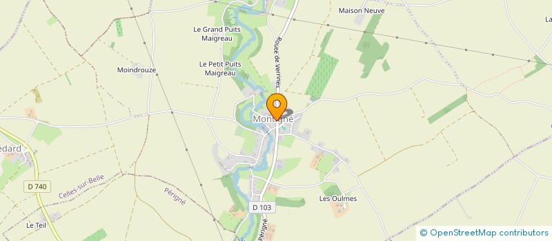 localisation de l'entreprise MONSIEUR STEPHANE RENAULT  AIGONDIGNE